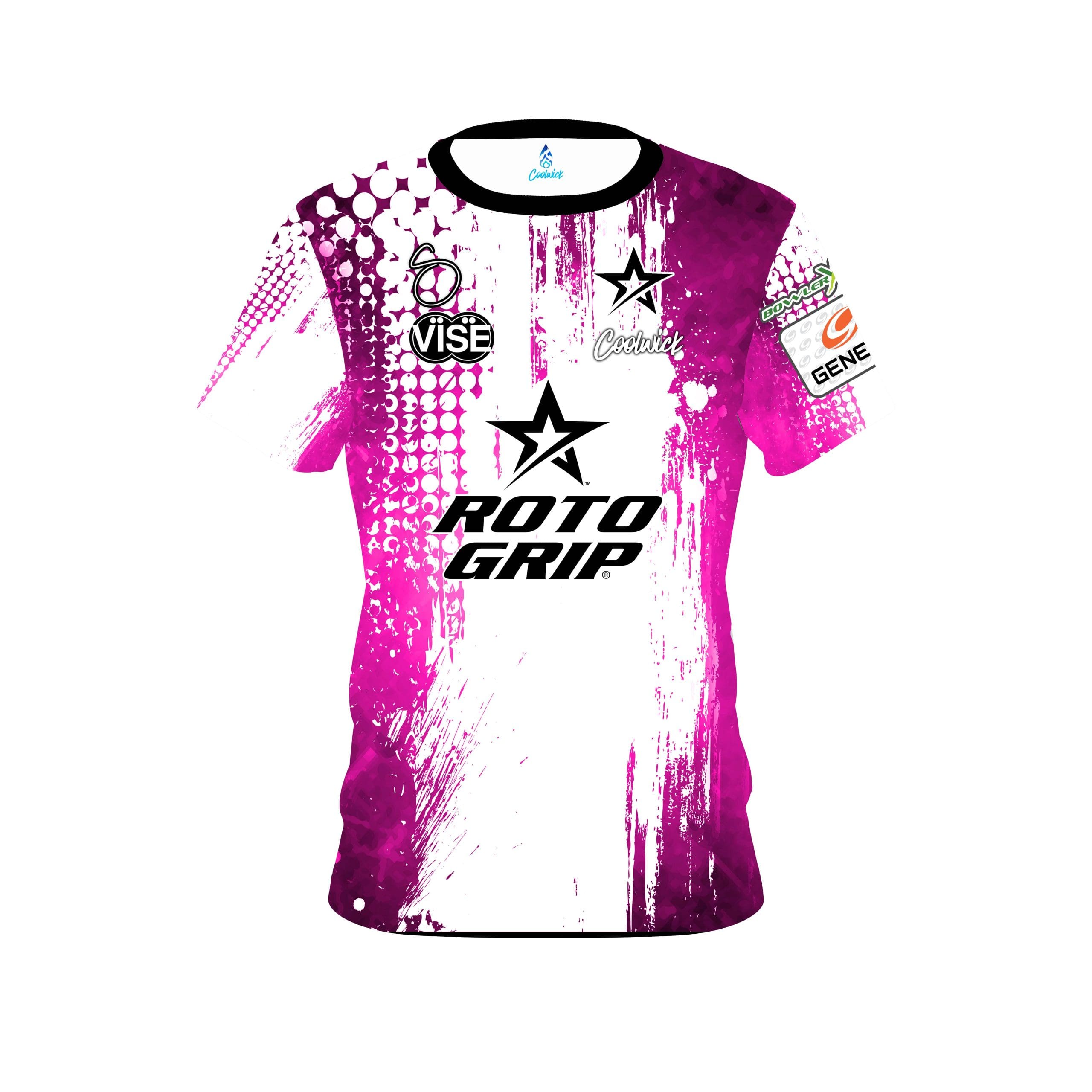 900 Global Cherry Blossom CoolWick Bowling Jersey - Coolwick Bowling Apparel